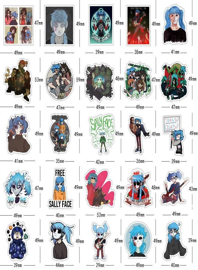 YEESACG 64pcs Suspense Thriller Adventure Games Sticker, Aesthetic Vinyl Waterproof Stickers for Water Bottle,Skateboard,Laptop,Phone,Journaling,Scrapbooking Decals for Party Supply - Image 3